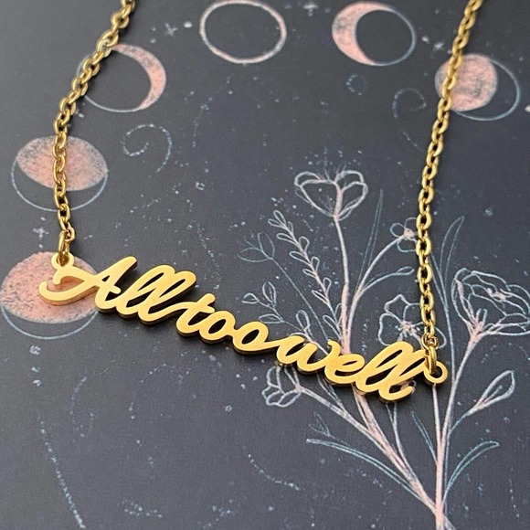 Taylor Swift Jewelry - NEW Taylor Swift ALL TOO WELL Script Layering Necklace